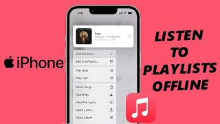 iPhone How To Download ALL Songs In a Playlist For Offline Listening On Apple Music [upl. by Cathi631]