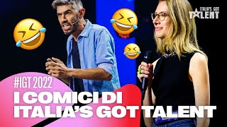 Prova a non ridere 😂 I COMICI di Italias Got Talent [upl. by Metsky]