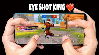 REAL KING OF EYE SHOT🔥 FASTEST PLAYER in THE WORLD🥵 PUBG MOBILE [upl. by Stanislas]