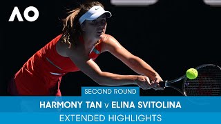 Harmony Tan v Elina Svitolina Extended Highlights 2R  Australian Open 2022 [upl. by Nylknarf661]