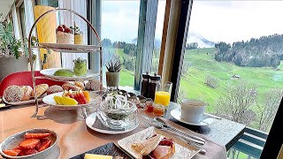 STAY AT WALD HOTEL by Bürgenstock Resorts Lake Lucerne Review Part 1  Luzern Switzerland SWISS [upl. by Attezi]