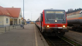 Mitfahrt Tüßling  Mühldorf Obb  zweigleisiger Ausbau [upl. by Jadd578]