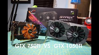 Nvidia GTX 1050ti vs GTX 750ti Comparison Benchmarks Gaming GPU Compute [upl. by Devona]