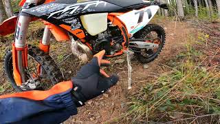 2025 ktm 300 xcw hard enduro the short review [upl. by Tamberg]