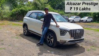 Hyundai Alcazar prestige ₹ 19 Lakh  2021 Detailed Review [upl. by Eads]