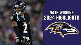 Nate Wiggins Midseason Highlights🔥 NFL 20242025 [upl. by Anileh]