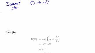 Lognormal Distribution  Worked Example [upl. by Nanyt]