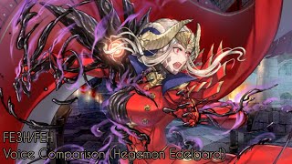 FE3HFEH Voice Comparison Hegemon  Fallen Edelgard [upl. by Anneirda]