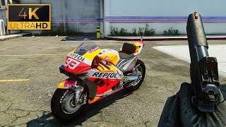 ASSALTO NA CONVENIENCIA DO POSTO DE GASOLINA E FUGA INSANA COM A MOTO REPSOL DO RENATO GARCIA [upl. by Islehc]