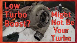 Low Turbo Boost  Common Causes Explained Watch This Before Buying A New One Shaners Mechanic Life [upl. by Yentiw]