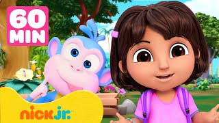 Dora  Dora en Boots’ mafste momenten 😂 1 Uur  Dora amp Friends  Nick Jr Nederlands [upl. by Platon761]