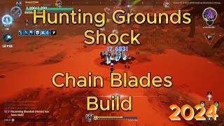 Dauntless  ⚡⚡Hunting Grounds Shock Chain Blades Build 2024⚡⚡ [upl. by Eirb]