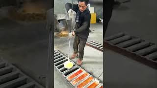 Copper ingot casting process [upl. by Heeley821]