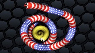 Slitherio ✔ TINY SNAKE VS BIG SNAKES  Games For Kids [upl. by Albers]