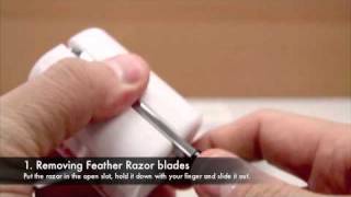 How to Change Feather Styling Razor Blades [upl. by Wilda]