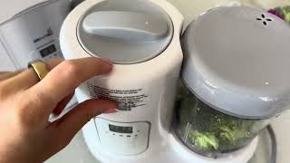 Grownsy Baby Food Maker 2 in 1 Review and Demo [upl. by Ilujna]