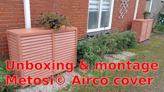 Unboxing en montage airco omkasting Metosi Airco Cover Madera [upl. by Goldstein587]