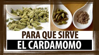 PARA QUE SIRVE EL CARDAMOMO  CARDAMOMO PROPIEDADES MEDICINALES BENEFICIOS DEL CARDAMOMO [upl. by Elletnohs342]