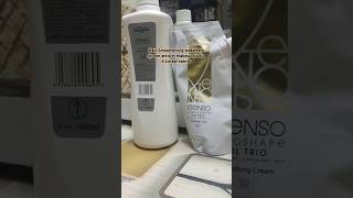 Hair smoothening treatment Loreal Xtenso smoothing creamyoutubeshorts [upl. by Lebazej]