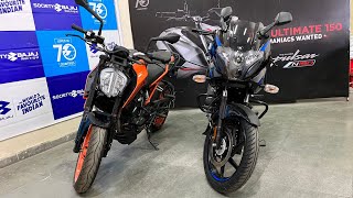 2024 Bajaj Pulsar 220 F VS KTM Duke 200 Detailed Comparison 🔥  Chassis Number 9 [upl. by Dnama]