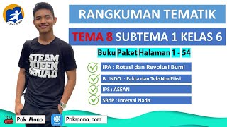 RANGKUMAN TEMATIK KELAS 6 TEMA 8 SUBTEMA 1 PEMBELAJARAN 1 2 3 4 5 DAN 6  LENGKAP [upl. by Ava]