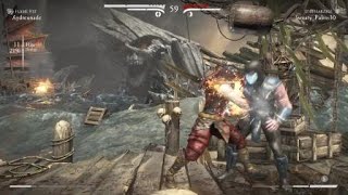 getting better at flame fist cancels  MKX Flame Fist Liu Kang [upl. by Flora]