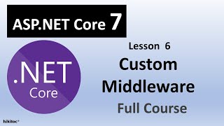 NET Core 7 Custom Middleware Extension Method [upl. by Anaehs]