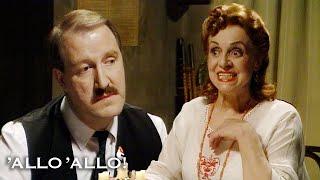 Renés and Ediths Final Dinner  Allo Allo  BBC Comedy Greats [upl. by Adnomal111]