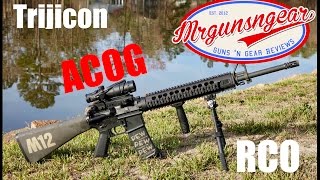 Trijicon TA31RCO Scope Review The ACOG Used By The USMC amp US Army HD [upl. by Nonohcle]