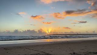 Matosinhos Beach 4K  Sunset  Surf  Sea 🌊 [upl. by Lati539]