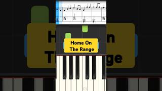 quotHome On The Rangequot easy piano tutorial [upl. by Nodnart]