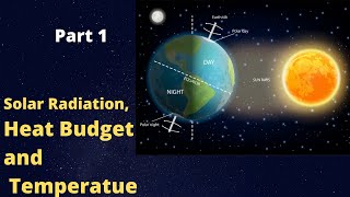 Chapter 9 Solar radiation Heat balance and Temperature Part 1 Class 11 Geography [upl. by Idnil]