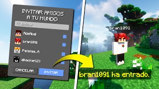 Como Jugar Minecraft Con Amigos SIN SERVIDOR  Sin Aternos  Sin Hamachi  Facil [upl. by Nilat]