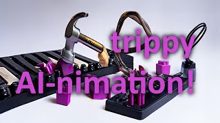 kaleidoscopic impossible objects in bizarre spaces  trippy AInimation [upl. by Ruvolo]