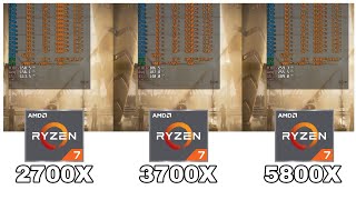 Ryzen 7 2700X vs 3700X vs 5800X In 10 Games [upl. by Xanthus]