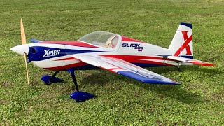 EXTREMEFLIGHT SLICK580 74“🚀 first flight with 21x10 prop✅ [upl. by Ehsiom]