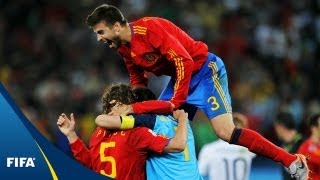 Germany v Spain  2010 FIFA World Cup  Match Highlights [upl. by Ahsitneuq824]