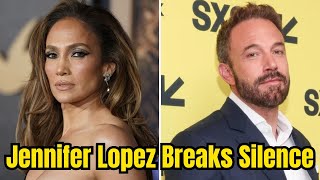 Jennifer Lopez Breaks Silence on Ben Affleck Divorce  Celebs trending jlo [upl. by Lever624]