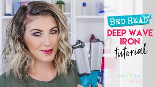 BEACHY WAVES 🌊 Bed Head Wave Artist  Deep Hair Waver Iron Beach Curls How To Tutorial Demo [upl. by Nerb]