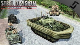 Liberating the 101st AB  USA Campaign Mission 2  Steel Division Normandy 44 [upl. by Ellekim]