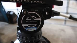 Sachtler Video 20 Head Tripod movement [upl. by Neyrb]