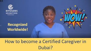 How to become a Certified Caregiver in Dubai  KHDA Certified  Recognized Internationally [upl. by Kamal]