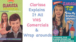 Clarissa Explains it All  Commercials amp Wrap Arounds  19941995  Vintage VHS [upl. by Nashom]