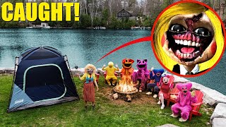 MISS DELIGHT AND THE SMILING CRITTERS GO CAMPING POPPY PLAYTIME SCARY CAMP STORY [upl. by Ellehcram]