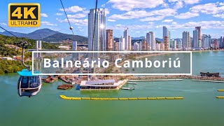 Balneário Camboriú  Brazil 🇧🇷  4K Drone Footage [upl. by Nyladnarb13]