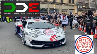 gumball3000 2023 Featuring dailydrivenexotics shmee150 matarmstrongbmx Rally underway [upl. by Tanney]