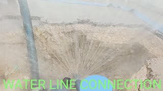 WATER LINE CONNECTION saudilife viralvideo foryou subscribe perdesilife video vlog [upl. by Amelia937]