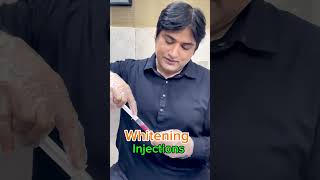 Whitening injections by drzunair munir whiteninginjection whitening [upl. by Ahseyd]