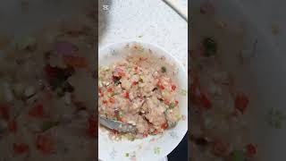 Grilling Ground Chicken in Air Fryer shortsfeed food satisfying [upl. by Elaynad24]