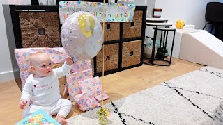 OUR DAUGHTERS 1ST BIRTHDAY PLAYROOM TRANSFORMATION amp RENAELIA TURNS 1 [upl. by Enar497]